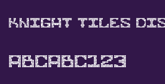 Knight Tiles Display Geometric Tiles