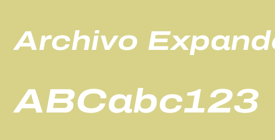 Archivo Expanded