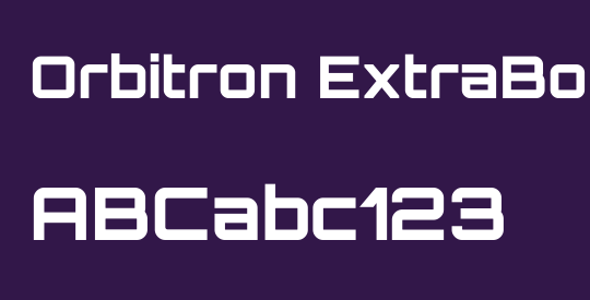 Orbitron ExtraBold