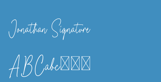 Jonathan Signature