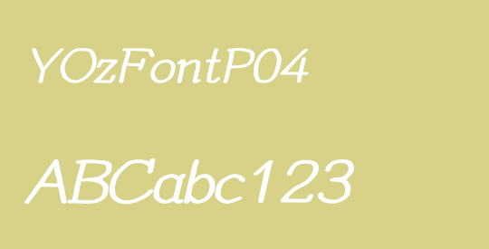 YOzFontP04
