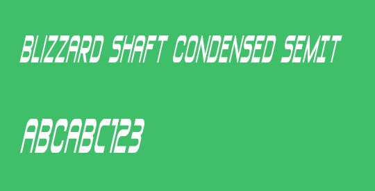 Blizzard Shaft Condensed SemIt