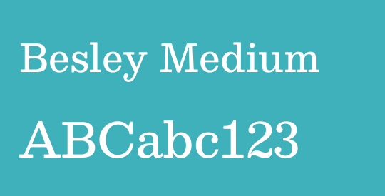 Besley Medium