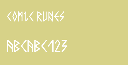 Comic Runes