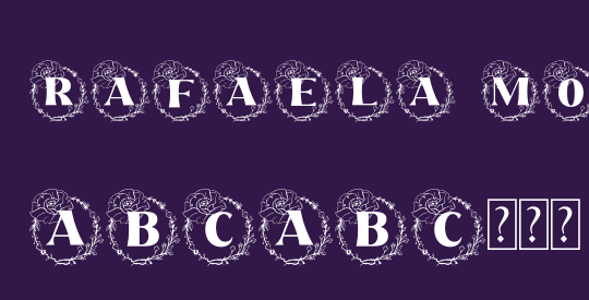 Rafaela Monogram