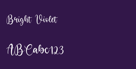 Bright Violet