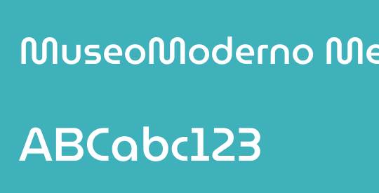 MuseoModerno Medium