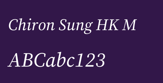 Chiron Sung HK M