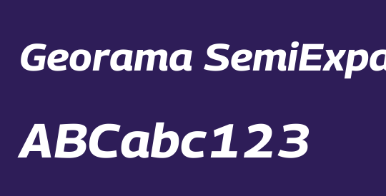 Georama SemiExpanded