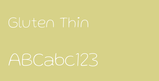 Gluten Thin