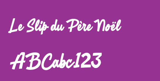 Le Slip du Père Noël