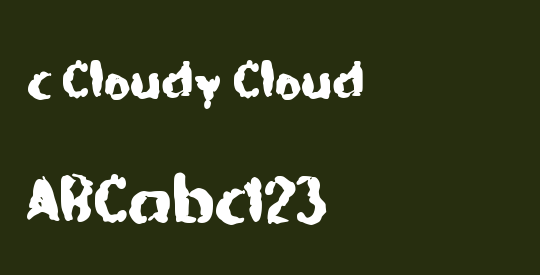 c Cloudy Cloud