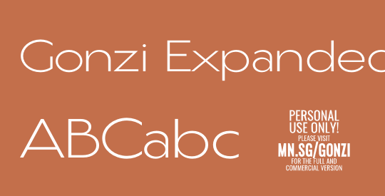 Gonzi Expanded PERSONAL USE Light