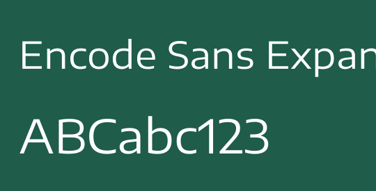 Encode Sans Expanded