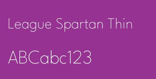 League Spartan Thin