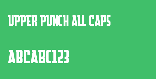 Upper Punch All Caps