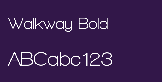 Walkway Bold