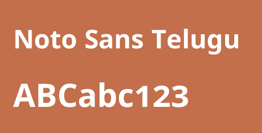 Noto Sans Telugu