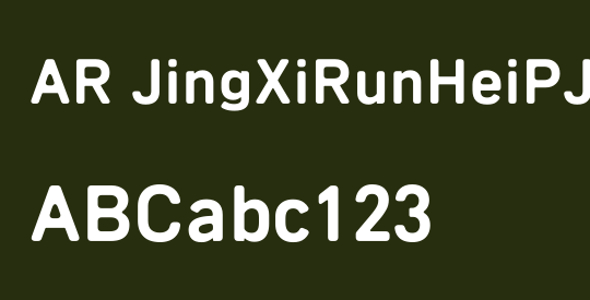 AR JingXiRunHeiPJP HV