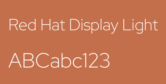 Red Hat Display Light