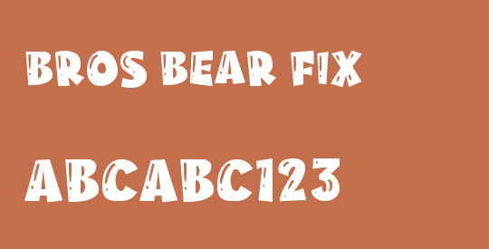 Bros Bear Fix