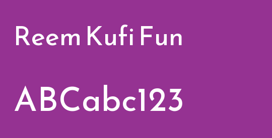 Reem Kufi Fun