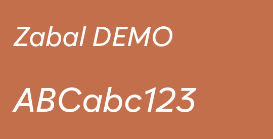 Zabal DEMO