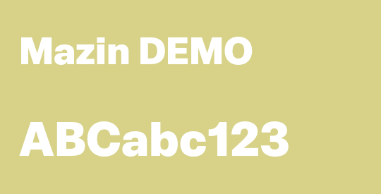 Mazin DEMO