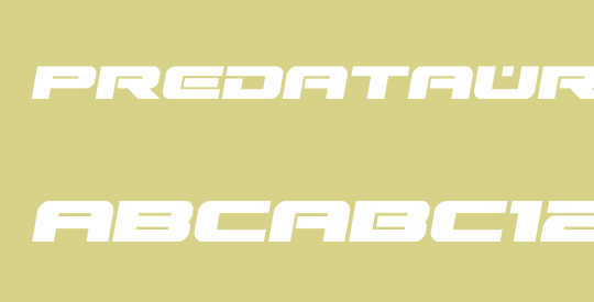 Predataur Semi-Italic