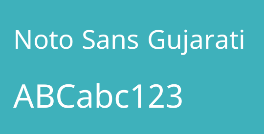 Noto Sans Gujarati