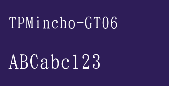 TPMincho-GT06