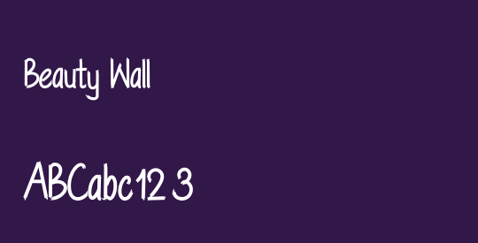 Beauty Wall