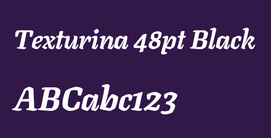 Texturina 48pt Black