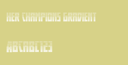 Her Champions Gradient