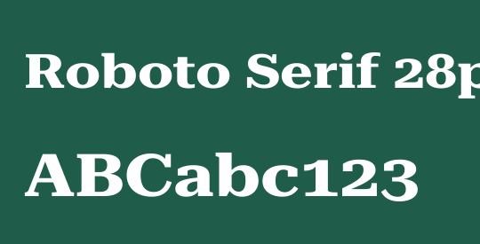 Roboto Serif 28pt ExtraExpanded