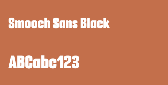 Smooch Sans Black