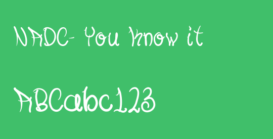 NADC- You Know it