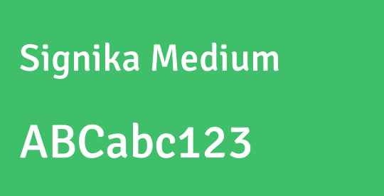Signika Medium