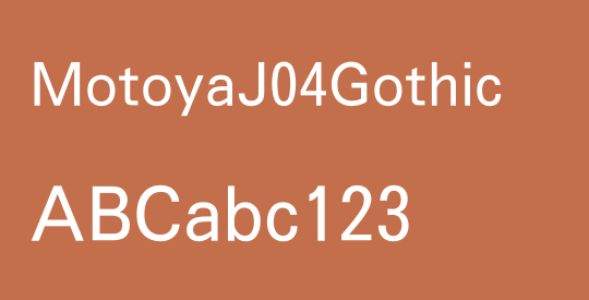 MotoyaJ04Gothic