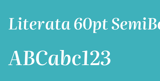 Literata 60pt SemiBold