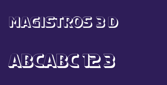 Magistros 3D