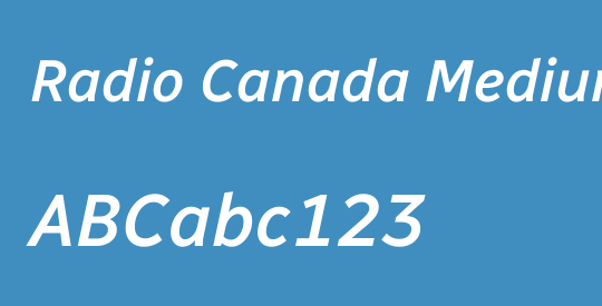 Radio Canada Medium