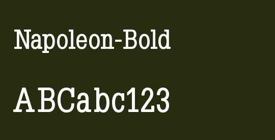 Napoleon-Bold