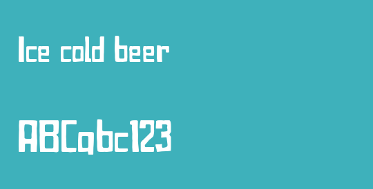 Ice cold beer