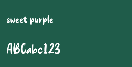 sweet purple