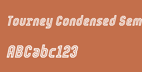 Tourney Condensed SemiBold