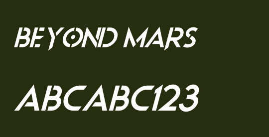 Beyond Mars