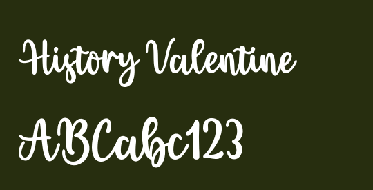 History Valentine