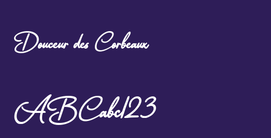 Douceur des Corbeaux