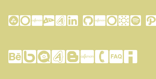 Social Icons Pro Set 1 - Rounded